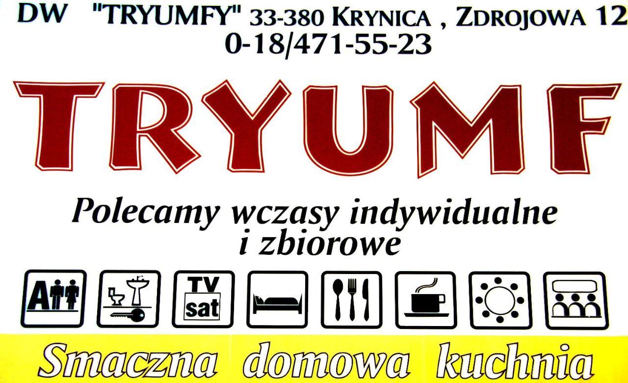 Bed and Breakfast Domy Wczasowe Tryumfy Krynica-Zdrój Exterior foto